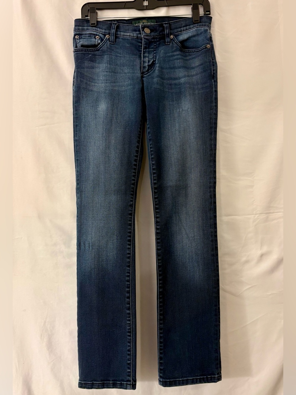 Lauren Ralph Lauren Women's Straight-Leg Jeans in Dark Wash